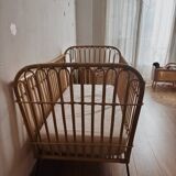 Handmade Saudaura rattan children's bed – Zara Home mattress included.