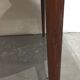 Scandinavian teak dining table with extension cords