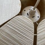 Hanging flower lampshade in fine canvas