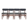 Set of four teak chairs, Danish design, 1960s, production: Denmark