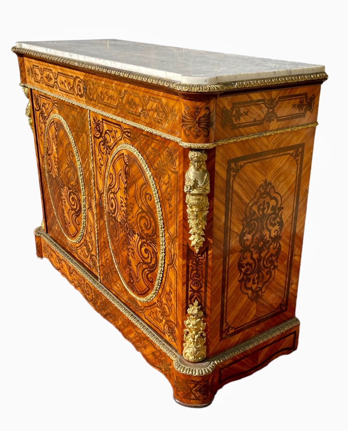 Napoleon III Marquetry Buffet