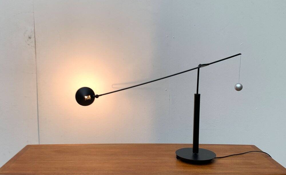 Nestore table lamp, Italian postmodern vintage by Carlo Forcolini for Artemide, 1980s.