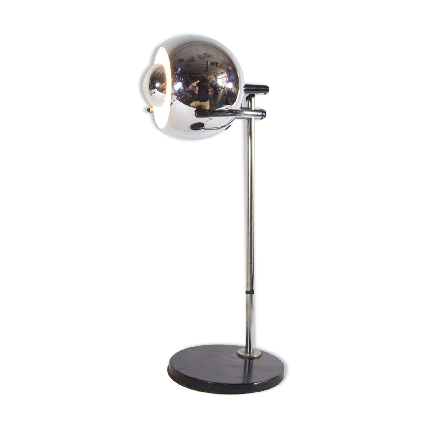 Gepo eyeball lamp fully chrome 60s