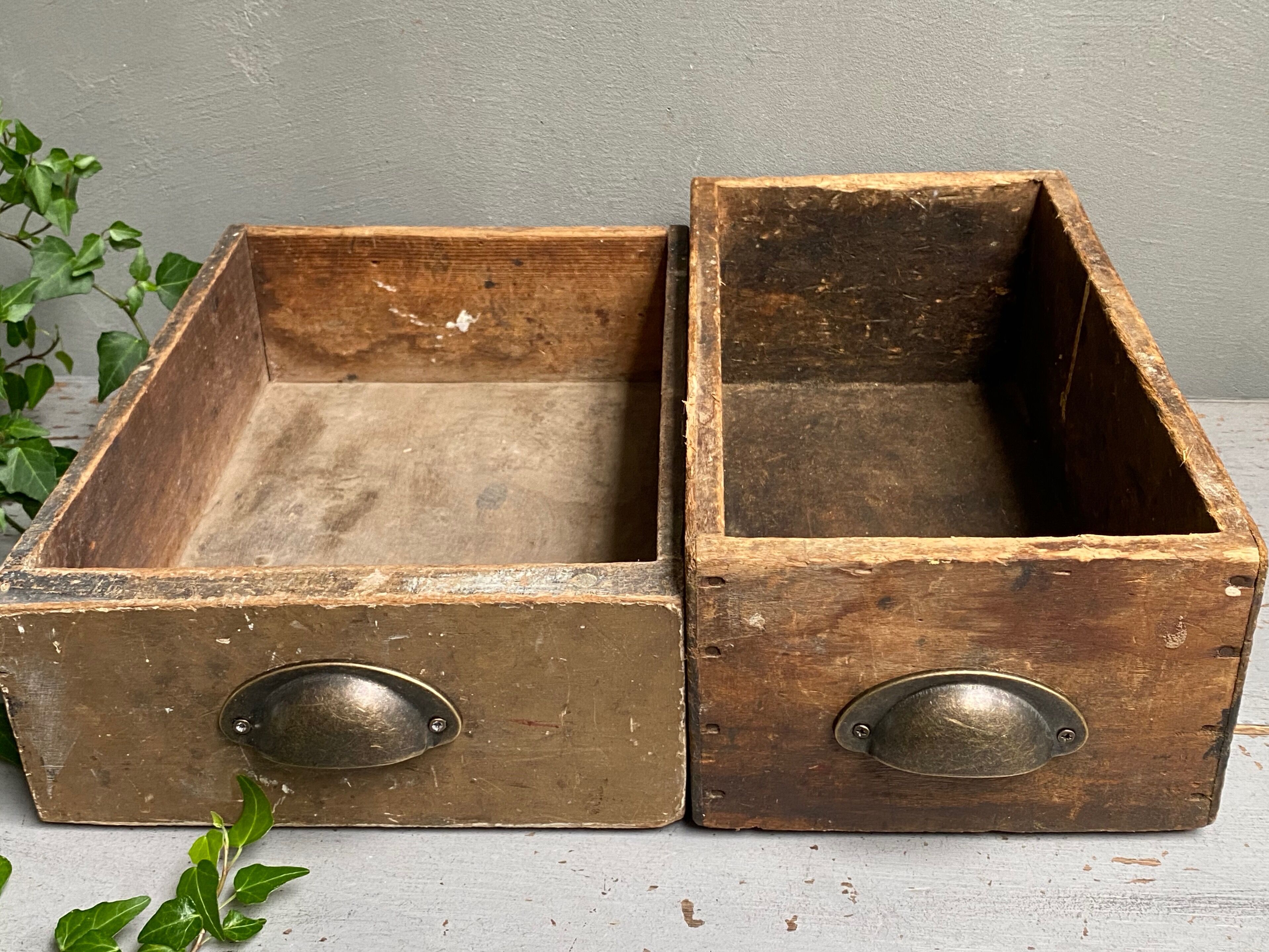 Pair of workshop drawers