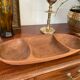 Plateau en bois vintage 41,5cm