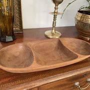 Plateau en bois vintage 41,5cm