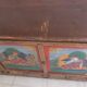Hand-painted Nepalese Buddha sideboard with storage in the 70s