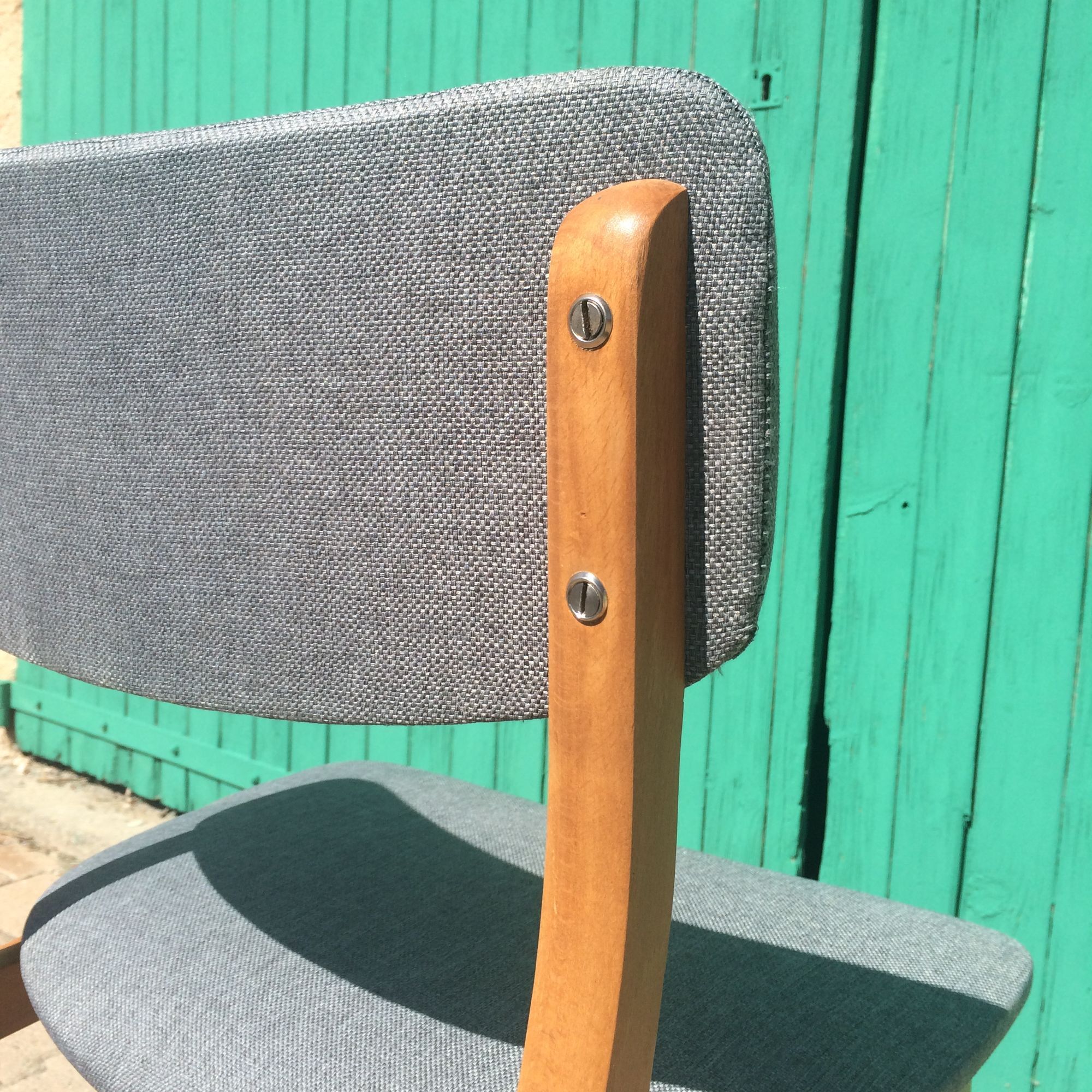 Scandinavian chair in restored solid beech