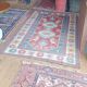 Tapis Sinkiang de chine, vintage des années 1980. Travail artisanal
