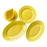 Yellow dinner set