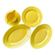 Yellow dinner set