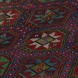 Anatolian handmade kilim rug 335 cm x 171 cm