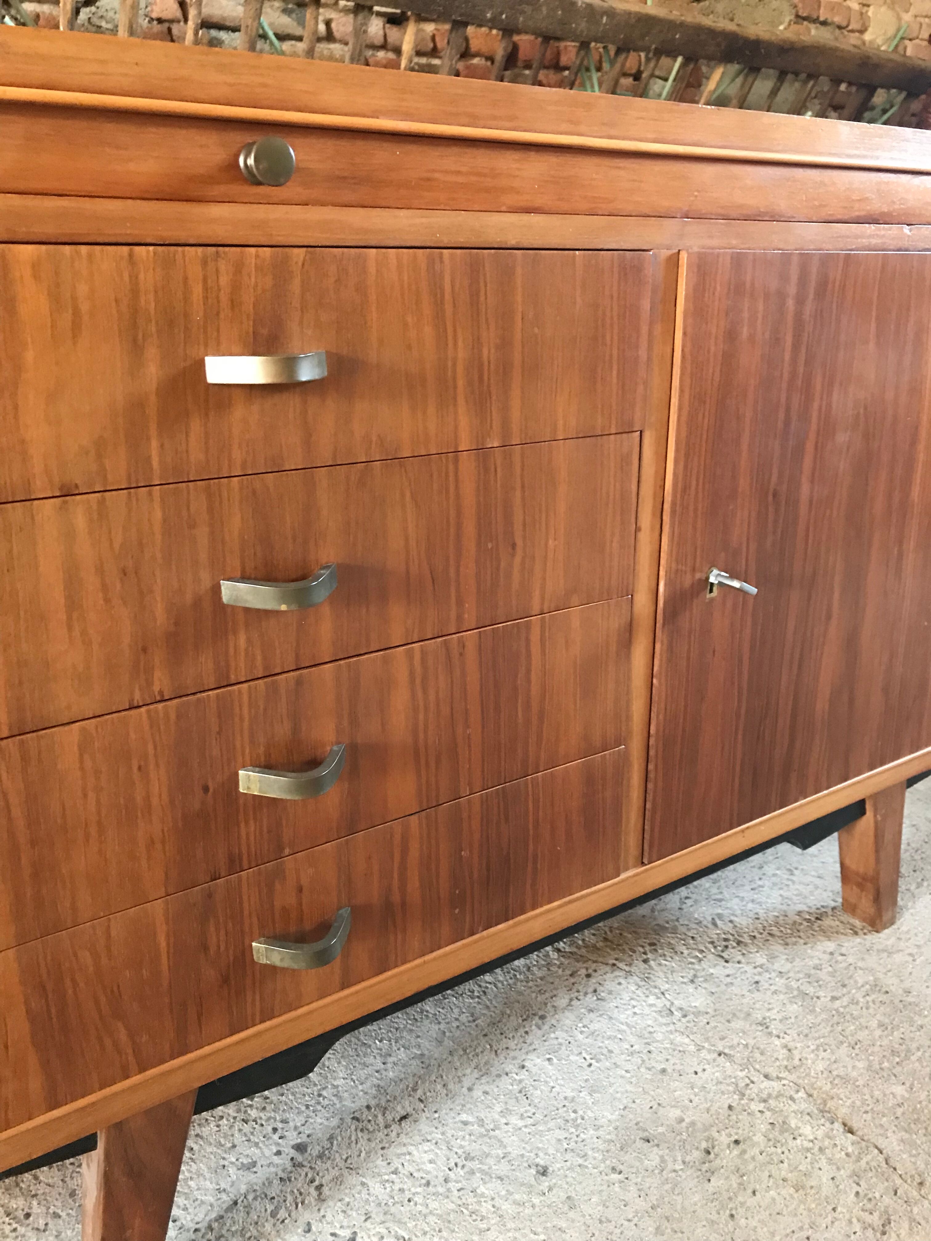 Buffet, table vintage teak 1960