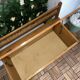 Vintage wooden chest/bench from the 60s/70s.
