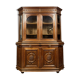 Rare Renaissance style museum library in carved oak circa 1850