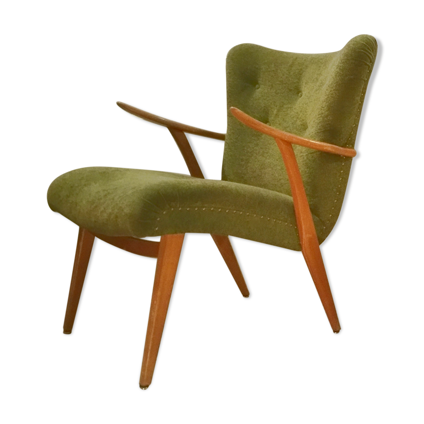Scandinavian Wing Chair 50s 60s