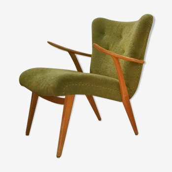 Fauteuil Wing Chair  scandinave années 50 60