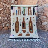 Handwoven Moroccan rug 3x2 m
