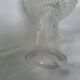 Vase carafe en verre décor pointe de diamant ananas