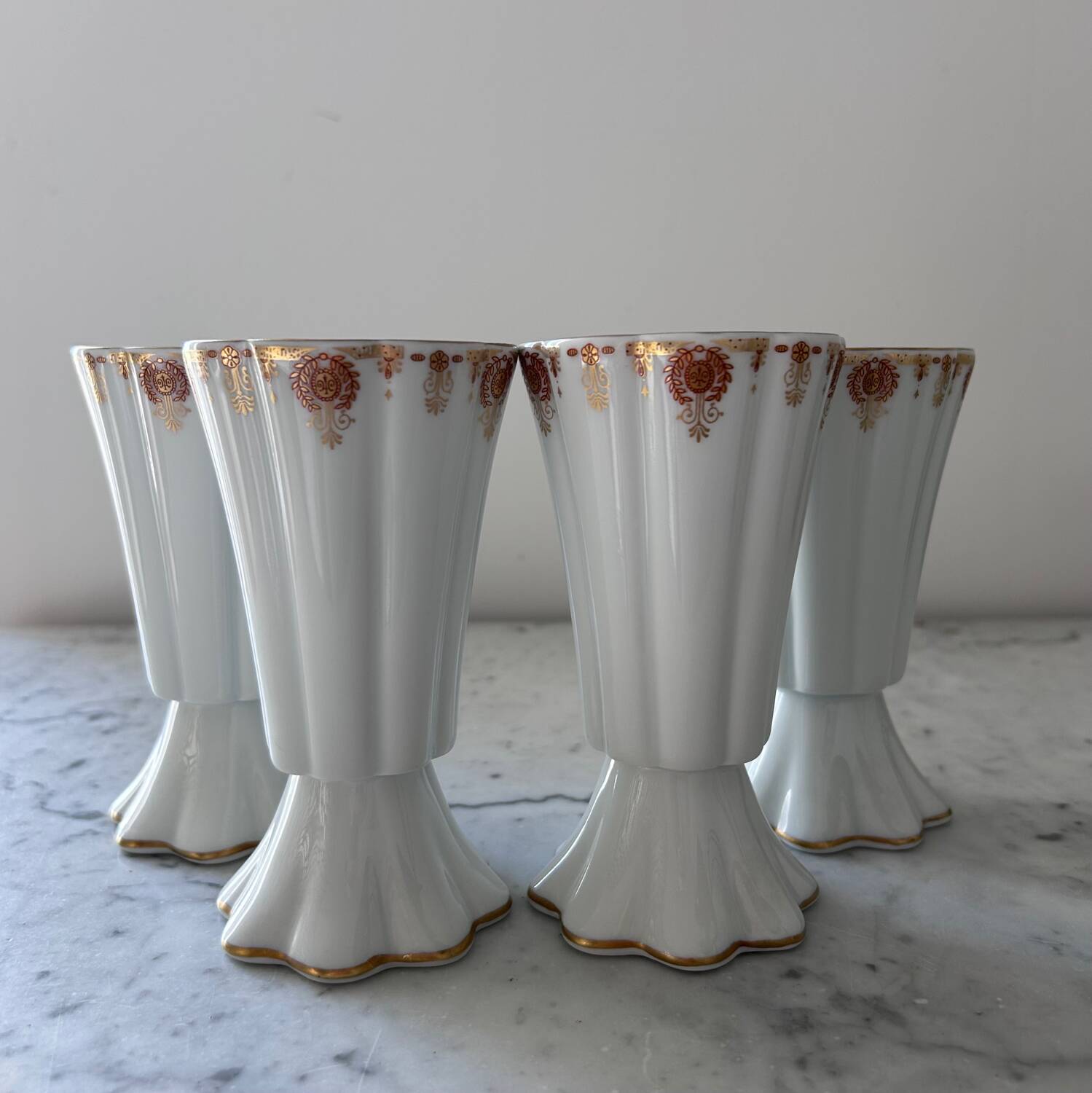 Service de 4 tasses Limoges 