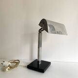 Art Deco lamp in chromed metal, 1930