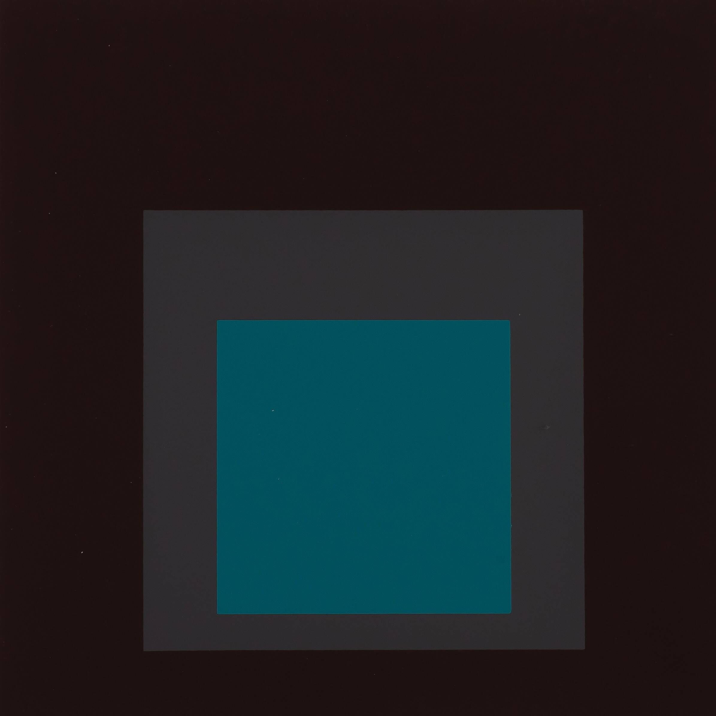 Josef ALBERS: Homage to the Square, Set Off - Colour Screen Print
