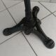 Old table pedestal of Bistrot marble 1950