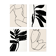 4 giclee prints. Figures wall art set of four, A3