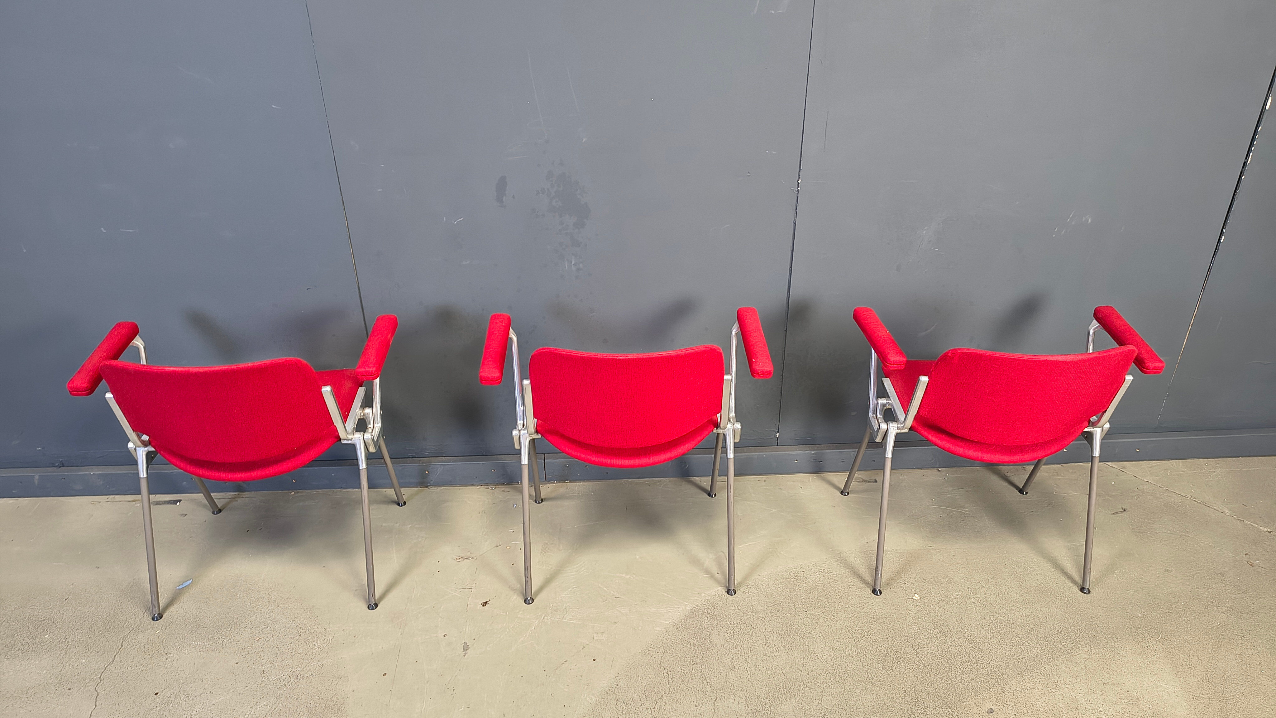 Chaises latérales vintage DSC 106 par Giancarlo Piretti pour Castelli, années 1970 - ensemble de 6