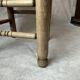 Pair of wood and rope country chairs