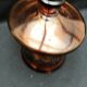 Pot à tabac en verre ambré