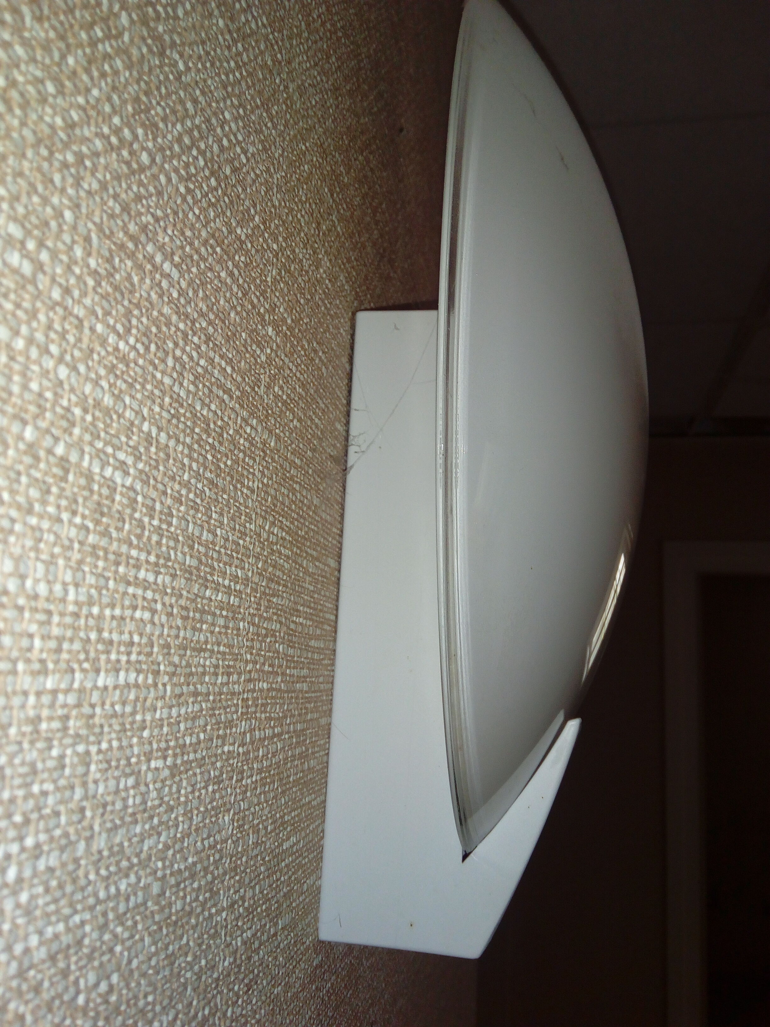 Vintage opaline round wall lamps - 40s/50s