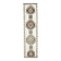 Vintage Turkish Oushak Handmade Wool Cotton White Runner Rug 84x346