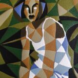 Lithograph by Matias Urieta - 'Mujer Exotica' - numbered 10/15 - 1998