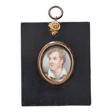 Portrait miniature : Lord Byron