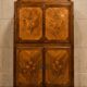 Marquetry drop-leaf secretary in Louis XV style circa 1900.