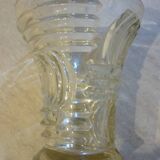 Fresnel style glass vase