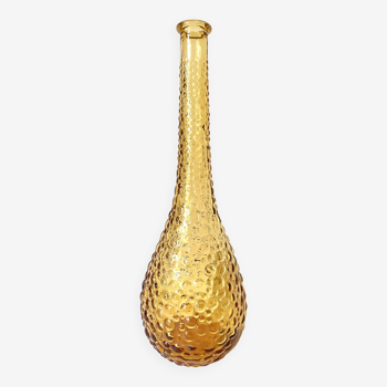 Empoli amber glass carafe, Italy