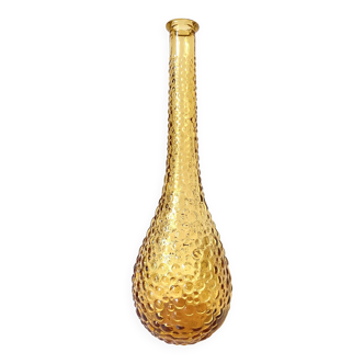 Empoli amber glass carafe, Italy