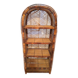 Rattan and wicker shelf H146cm×W65 cm×D34cm