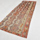 153x412Cm Soft Handmade Wool Vintage Kilim Rug,