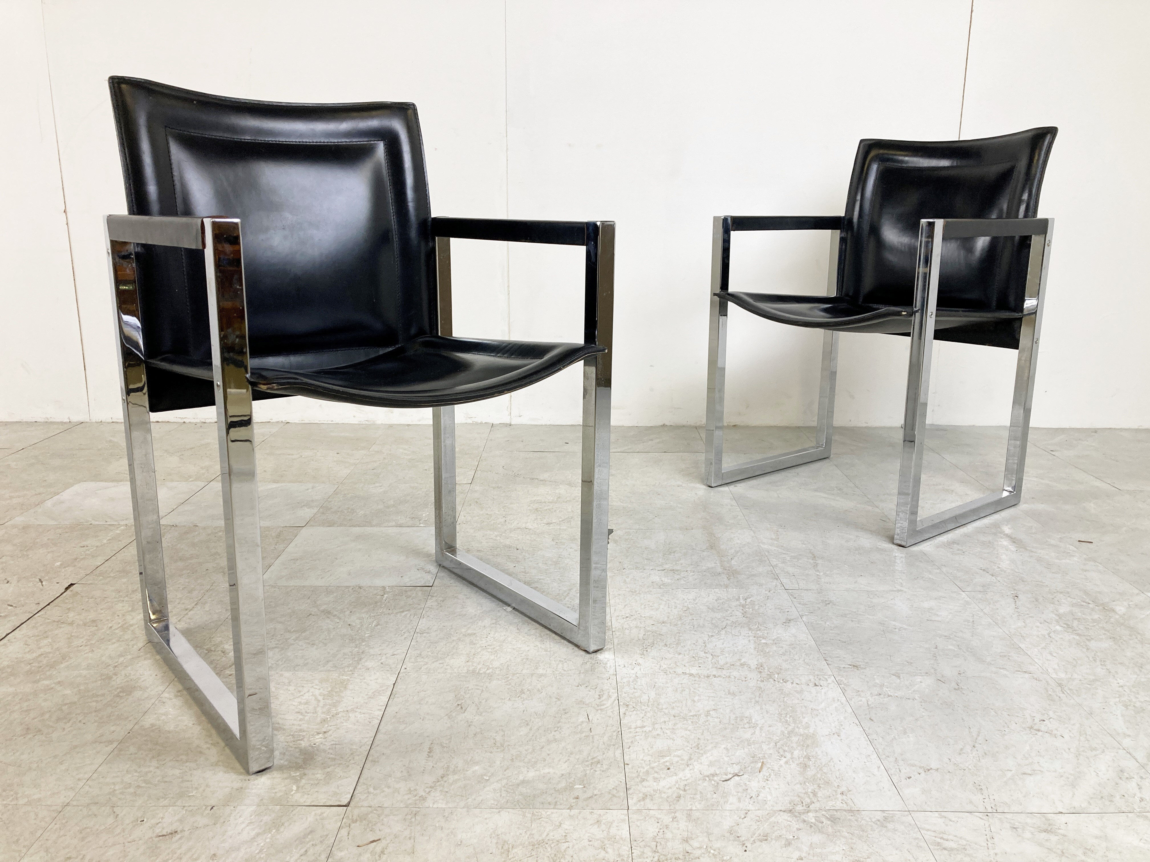 Vintage dining chairs by Arrben, 1980s
