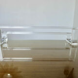 Plexiglas towel rack 70s