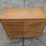 Commode vintage 1960 pied compas