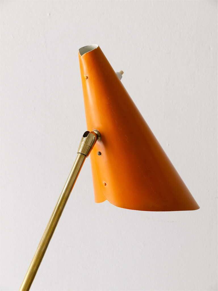 J.T. Kalmar "Style" Model Clamp Lamp Table Cone Midcentury, Vienna, 1950s