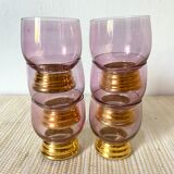 Old roses and gold glasses