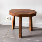 Wooden tripod stool