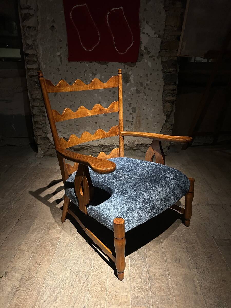 Paolo Buffa - Paire de fauteuils et table basse, 1950
