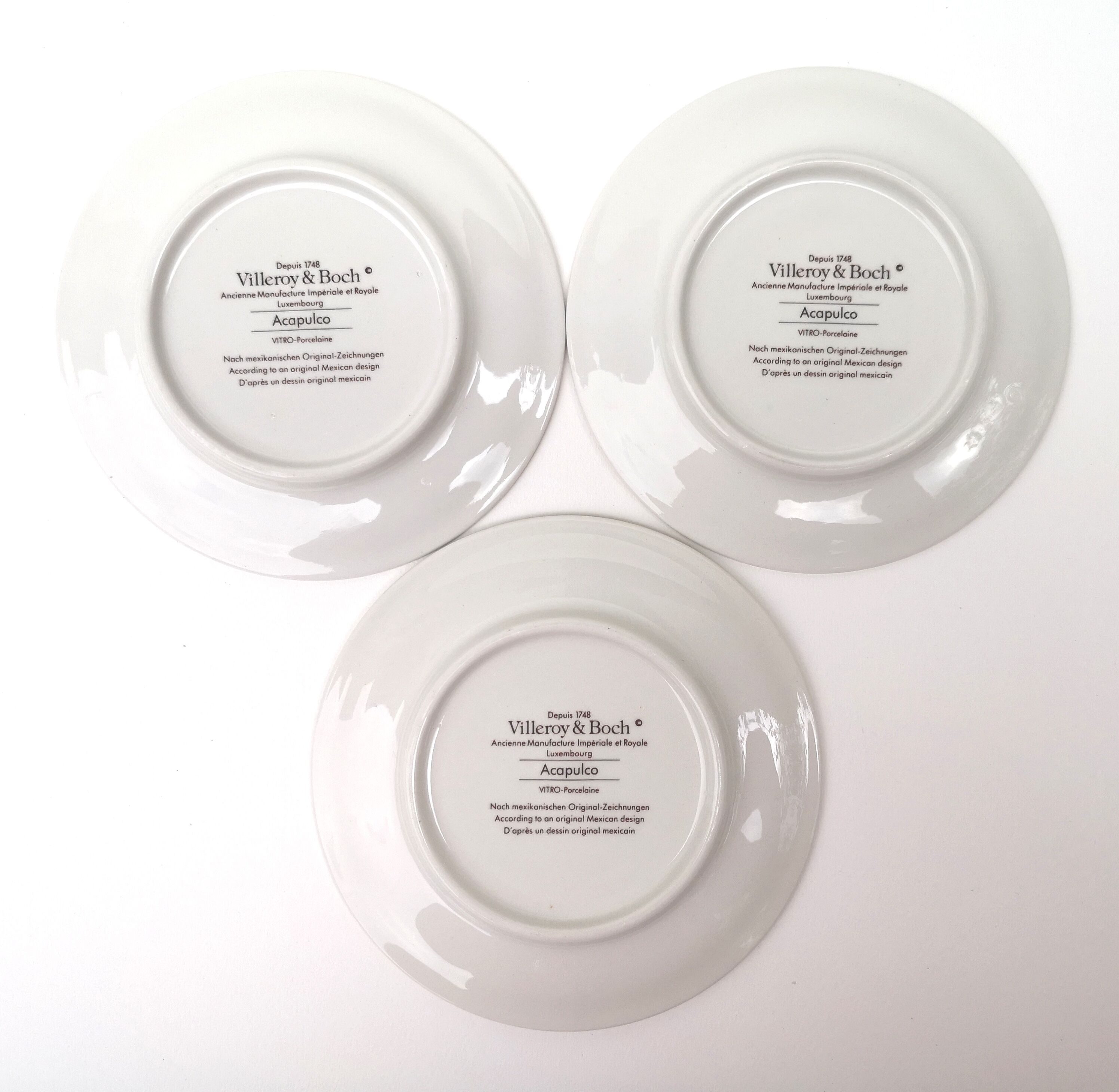 Acapulco service subcups from Villeroy and Boch
