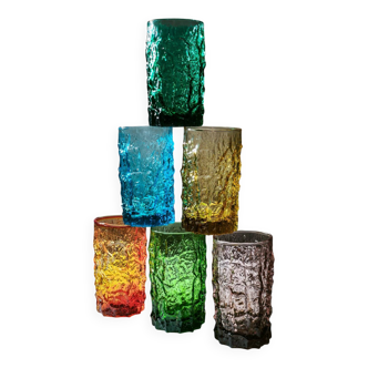 6 Jeoffrey Baxter Bark Glasses
